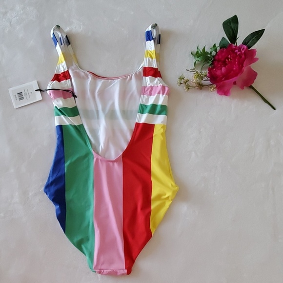 Onia !NWT! One Piece Striped Bathing Suit Size M - Picture 3 of 5